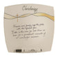 Christening Plate Square (Ribbon/Cross)