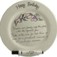 95th Birthday Gift Square Plate Sweet Pea