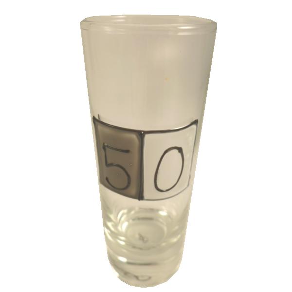 50th Birthday Gift Shot Glass 