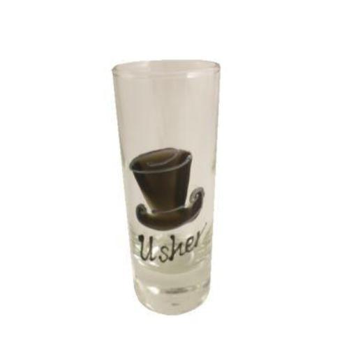 Usher Shot Glass (Top Hat)