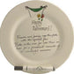 Baby Shower Gift Signing Plate: Blue (Sq)