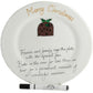 Xmas Pudding Gift Signature Plate: Round