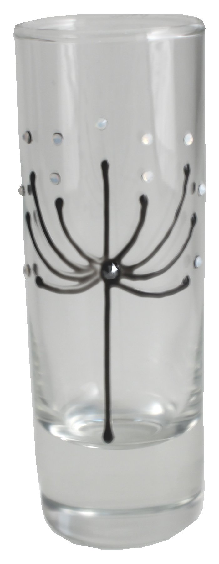 Crystal Drop Tall Shot Glass: (Night)