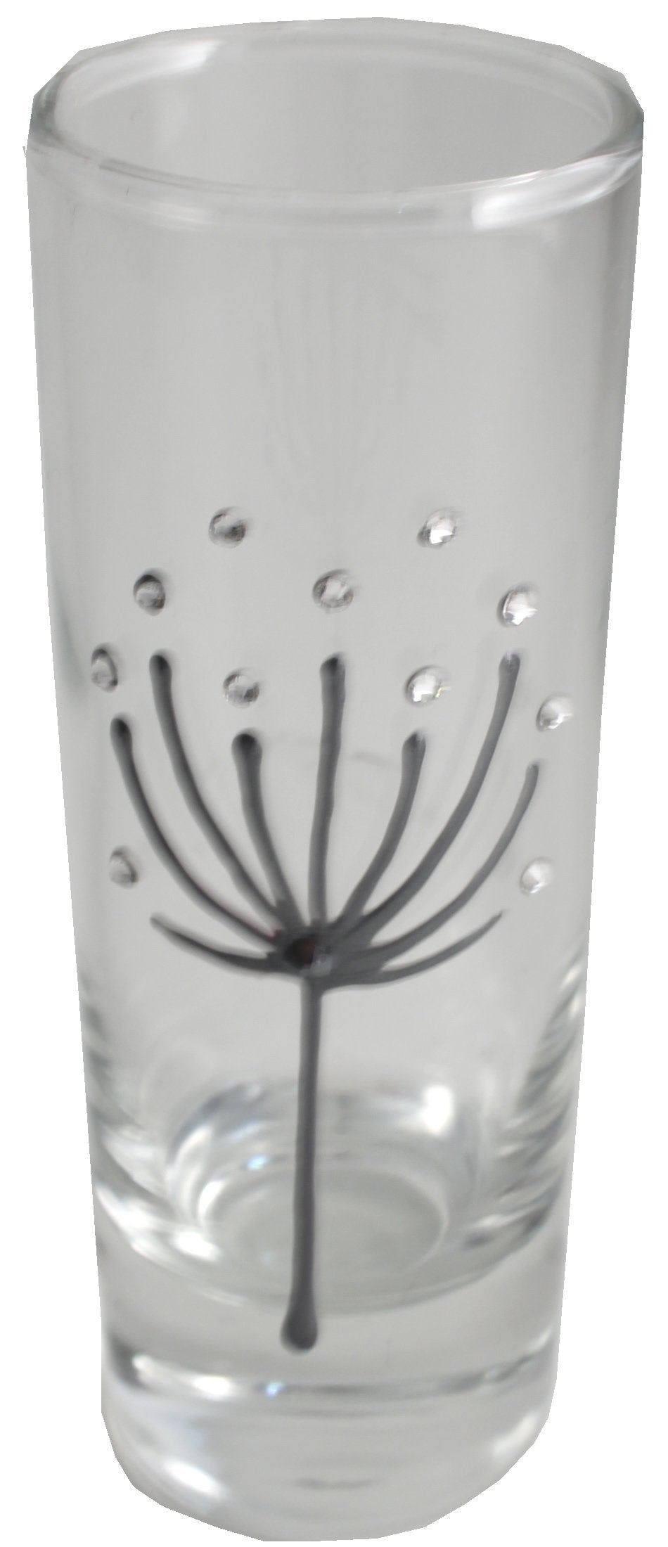 Crystal Drop Tall Shot Glass: (Evening)