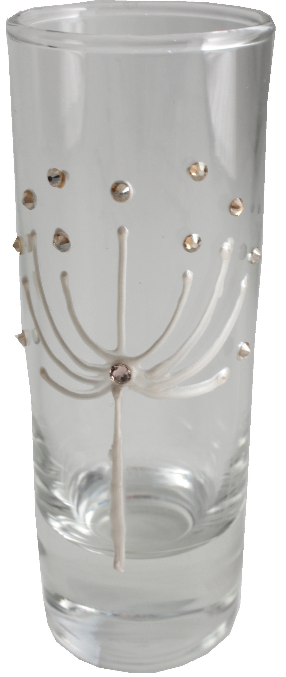 Crystal Drop Tall Shot Glass: (Day)
