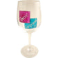Personalised Special Girlfriend Wine Glass (Mag/Teal)