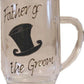 Father of the Groom Tankard Glass (Top Hat)
