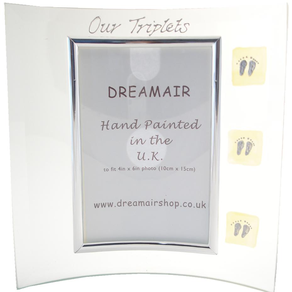 The Triplets Gifts Photo Frame: (Portrait)(Cream Sqs)