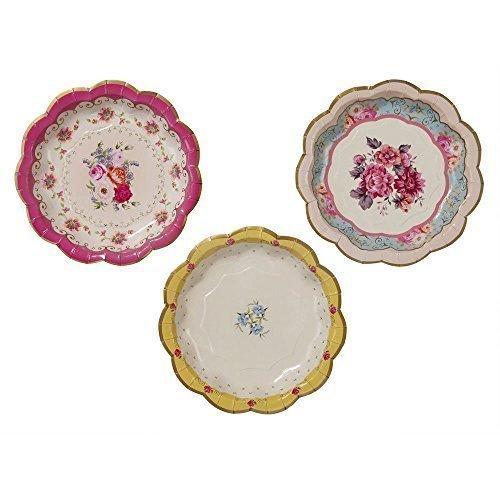 Vintage Style Paper Plates