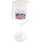 Union Jack Gift Wine Glass:
