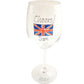Union Jack Gift Wine Glass: