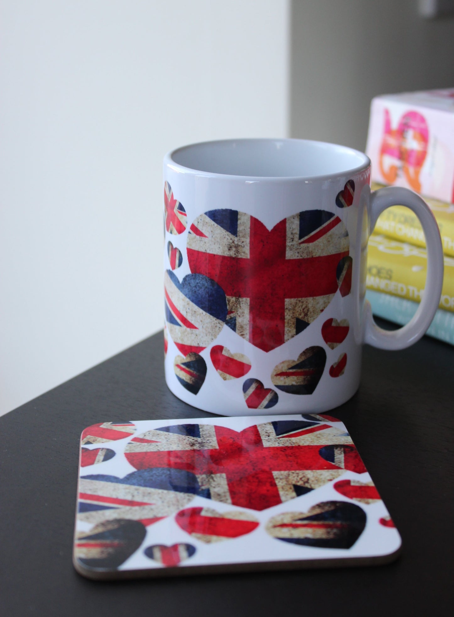 Union Jack Ceramic Mug & Coaster Gift Set
