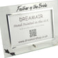 Father of the Bride Photo Frame Land (Bow & Tiara)