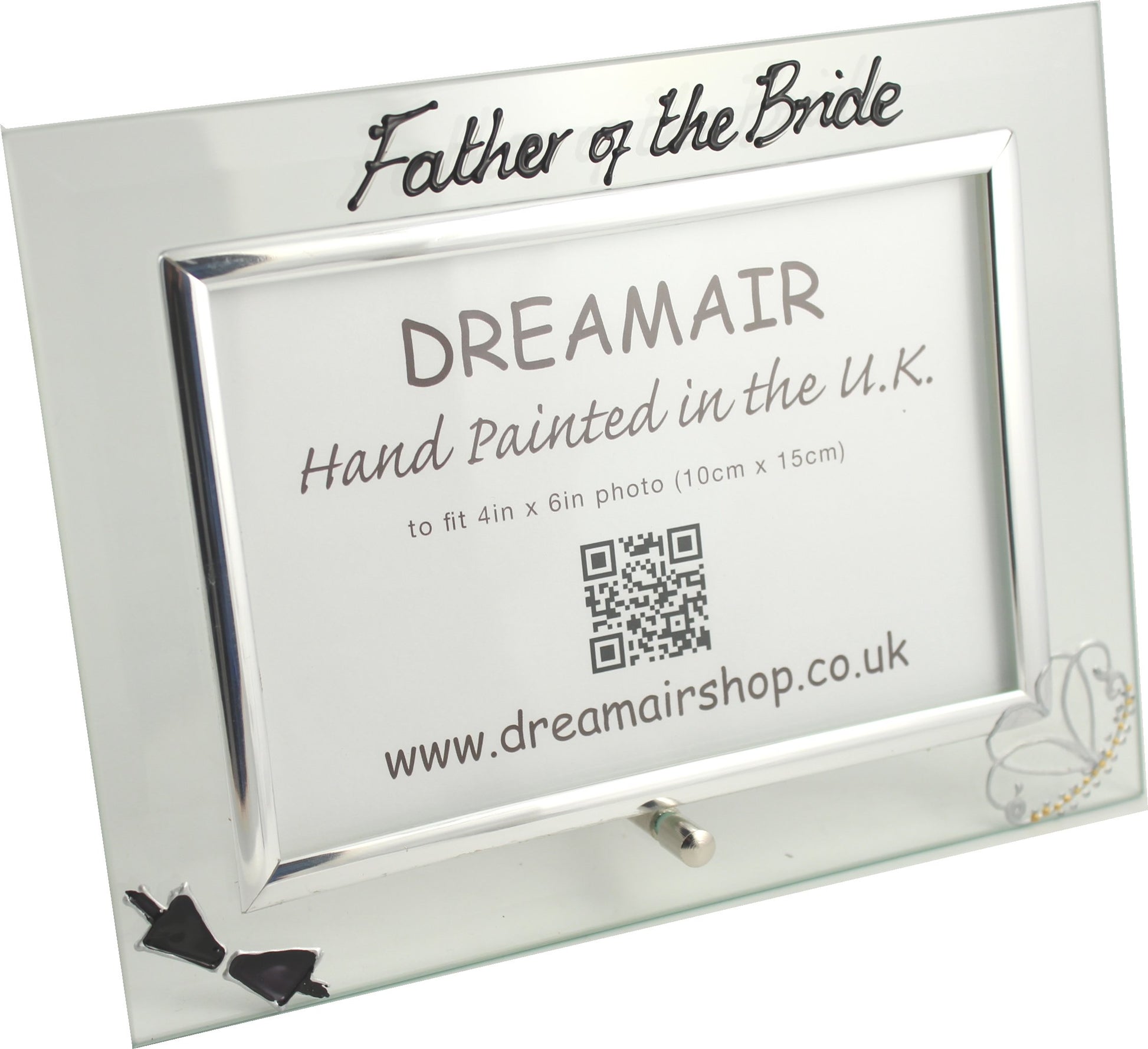Father of the Bride Photo Frame Land (Bow & Tiara)