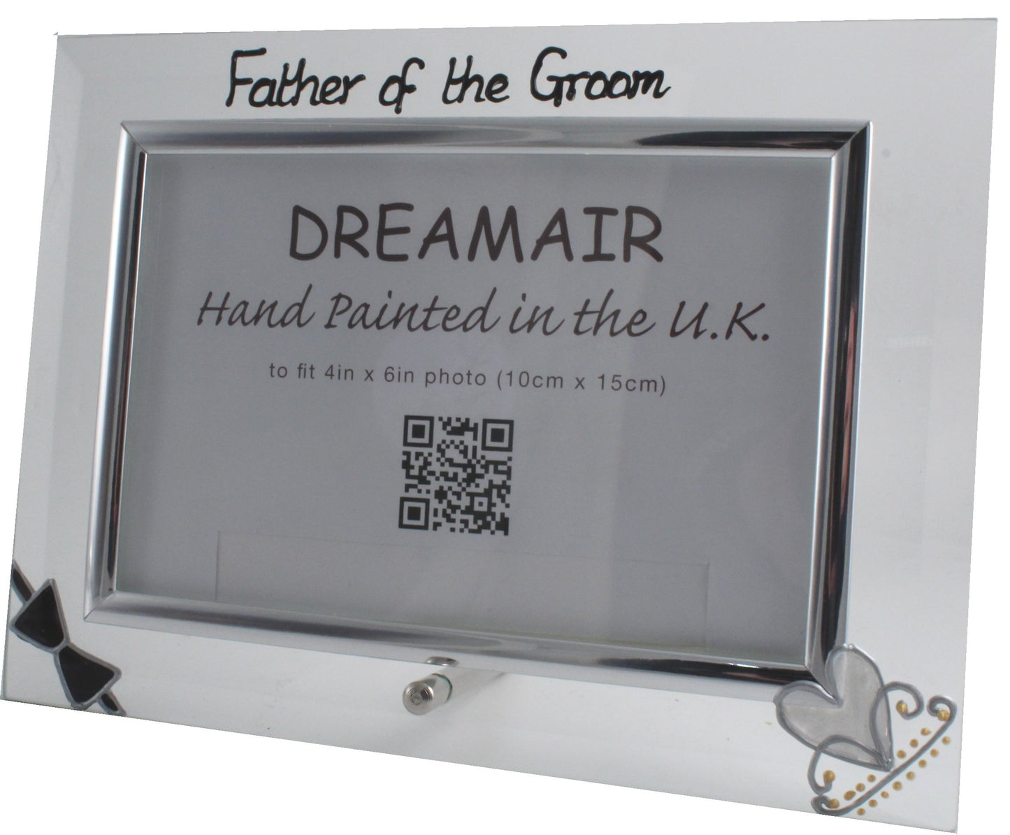 Father of the Groom Photo Frame Land (Bow & Tiara)