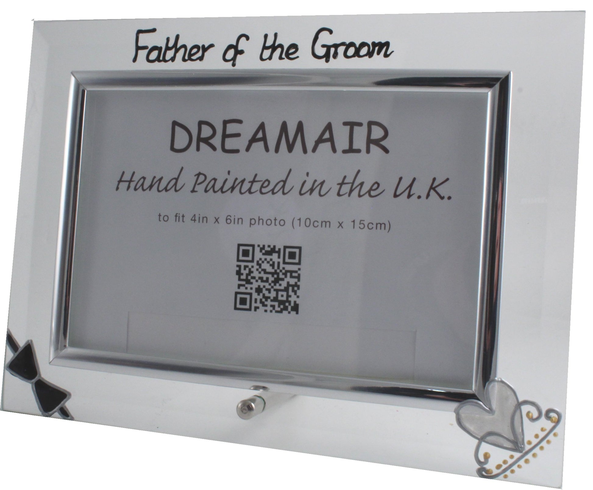 Father of the Groom Photo Frame Land (Bow & Tiara)