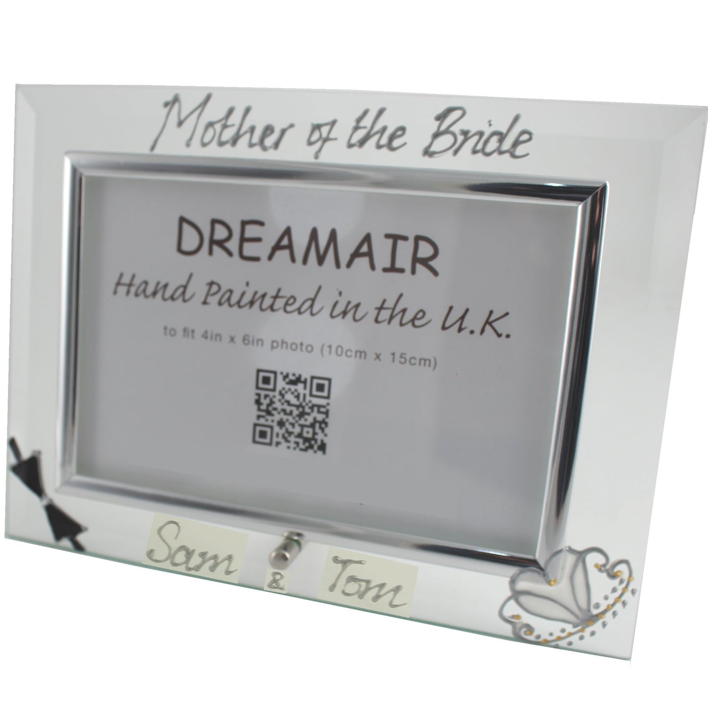 Personalised Mother of the Bride Photo Frame Land (Bow & Tiara)
