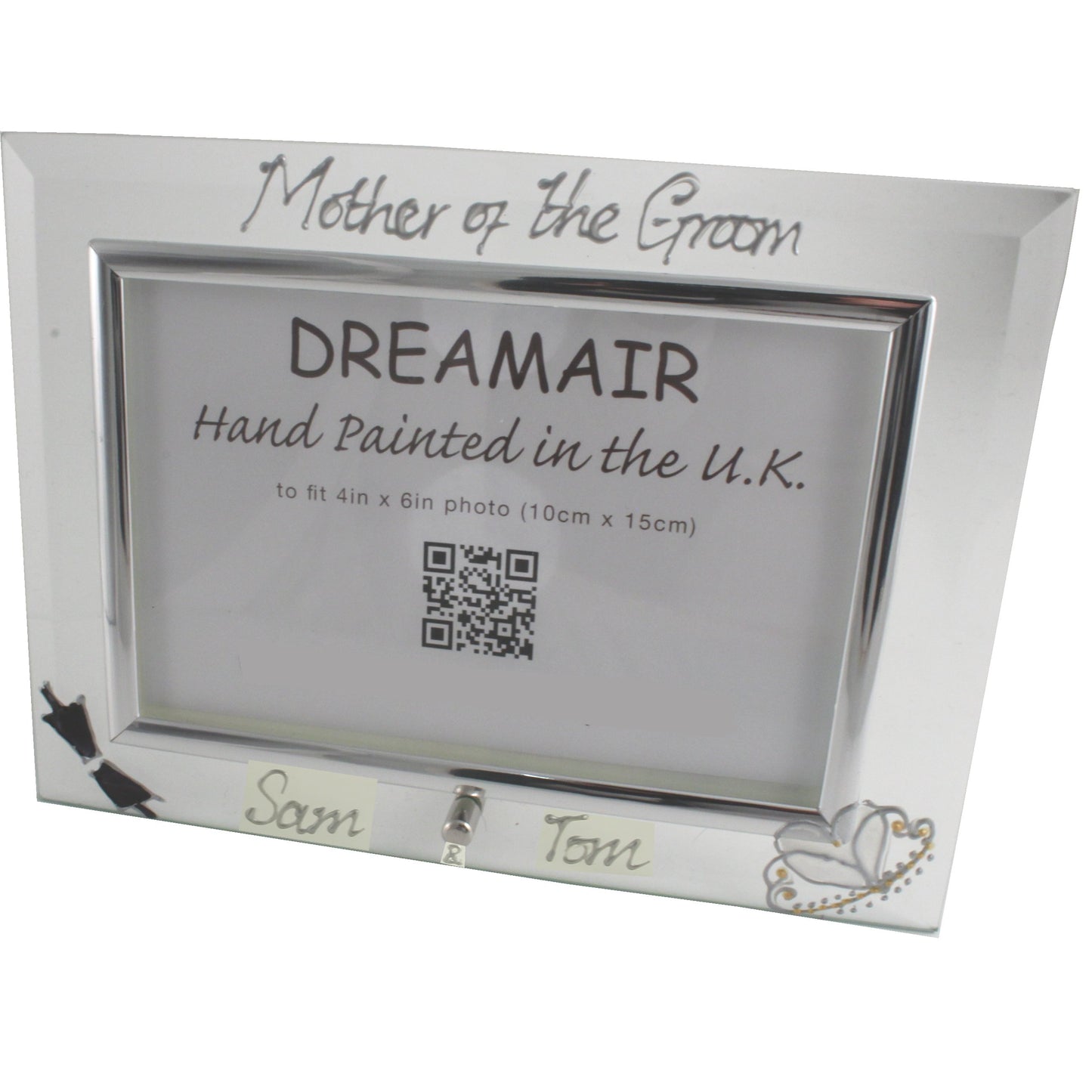 Personalised Mother of the Groom Photo Frame Land (Bow & Tiara)
