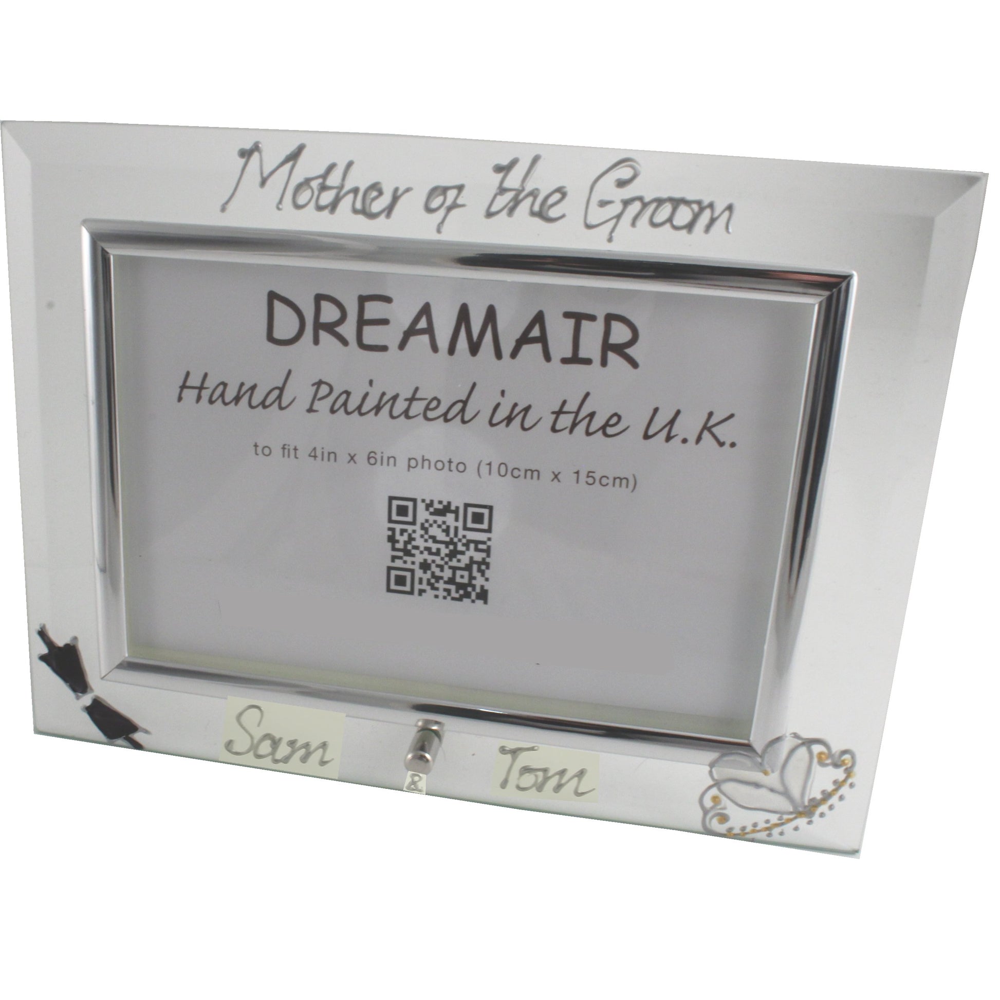 Personalised Mother of the Groom Photo Frame Land (Bow & Tiara)
