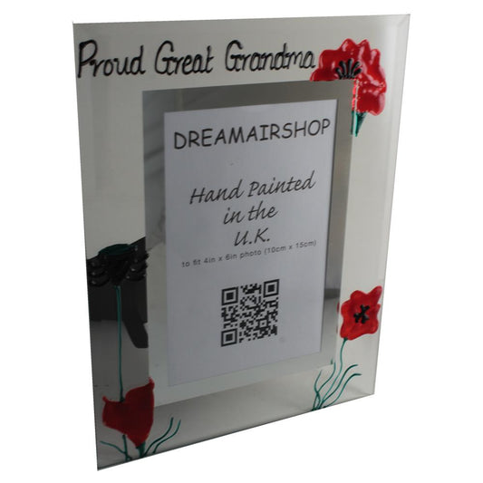 Proud Great Grandma Photo Frame: Portrait (Poppy)