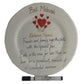 Bat Mitzvah Gift Signature Plate: Round (Star of David)