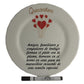 Quinceaí±era Gift Signature Plate: Round (Rose)