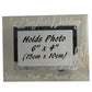 Our Daughter's Wedding Photo Frame: Land (Pearl) with Crystals