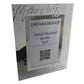 Personalised Mother of the Bride: Gift Photo Frame Portrait (Silver) with Crystals