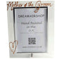 Personalised Mother of the Groom: Gift Photo Frame Portrait (Copper) with Crystals