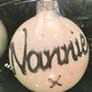 Personalised Name Xmas Bauble: Black