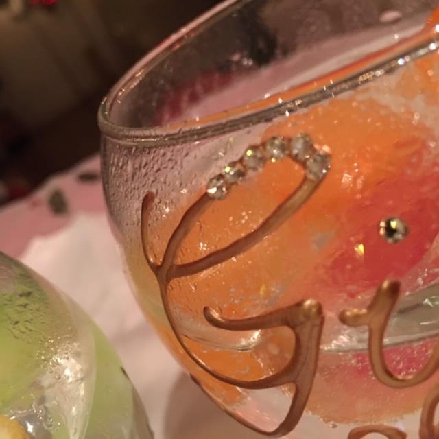 Gin and Tonic Gift Glass: Copper with crystals Gin-gle all the way