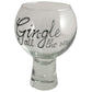 Gin and Tonic Gift Glass: Silver with crystals Gin-gle all the way