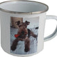 Personalised/ Customized Photo Enamel Mug: