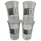 21st birthday set 4 shot glasses