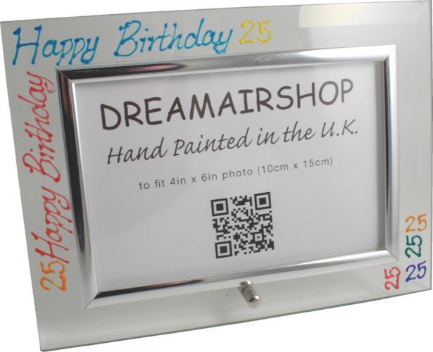 25th Birthday photo/picture frame Land Brights
