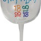 18th Birthday Wine Glass Brights