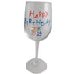25th Birthday Wine Glass Brights