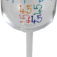 45th Birthday Wine Glass Brights