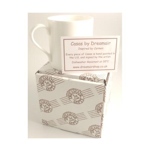 Personalised Gift Cycling Design Printed Mug: Fine Bone China