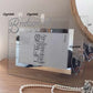 Bridesmaid Design Gift Photo Frame: Land (Silver) with Crystals