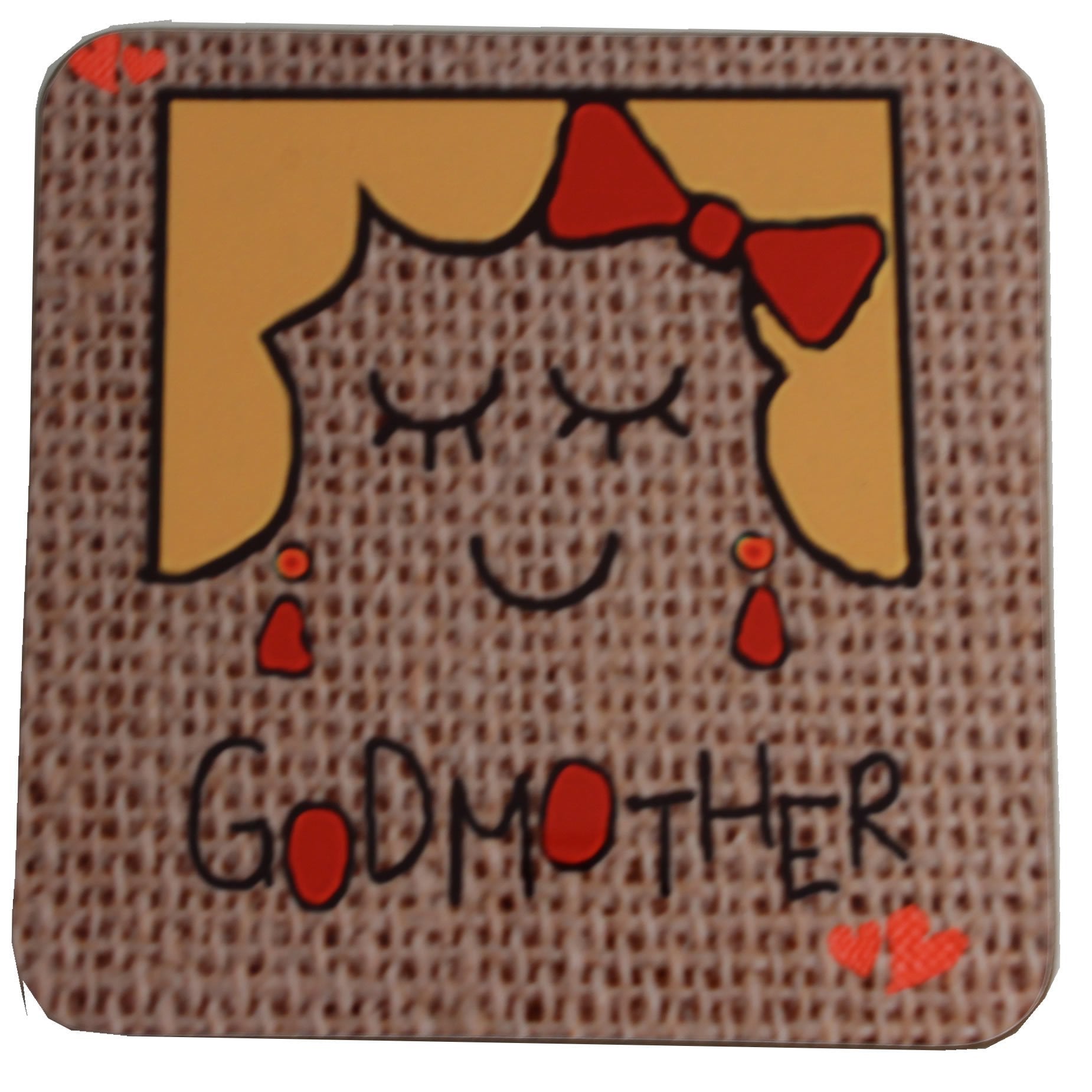Godmother Design Gift Printed Coaster: (Cami)