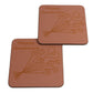 35th Wedding Anniversary Coasters Flower