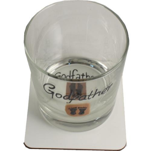 Godfather Whisky Glass/Coaster Gift Set: (Feet)