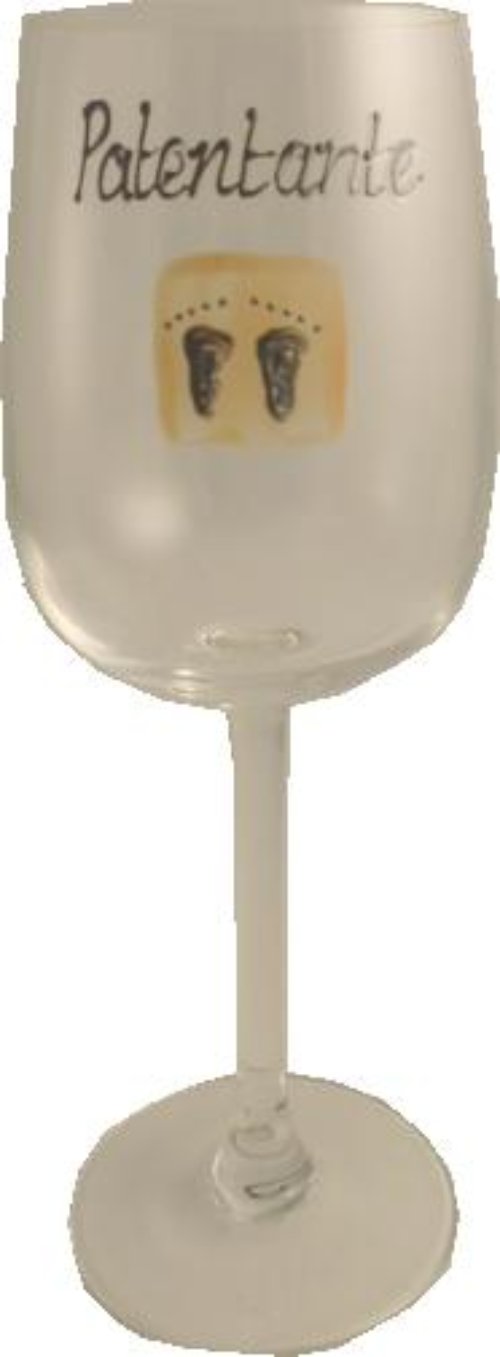 Patentante Weinglas - Godmother Wine Glass (Feet)