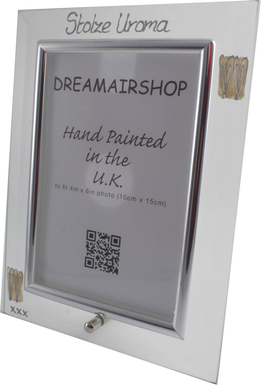 Stolze Uroma Fotorahmen Hochformat