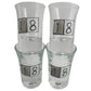 18th birthday set 4 shot glasses