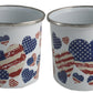 American Flag Gift Enamel Mug