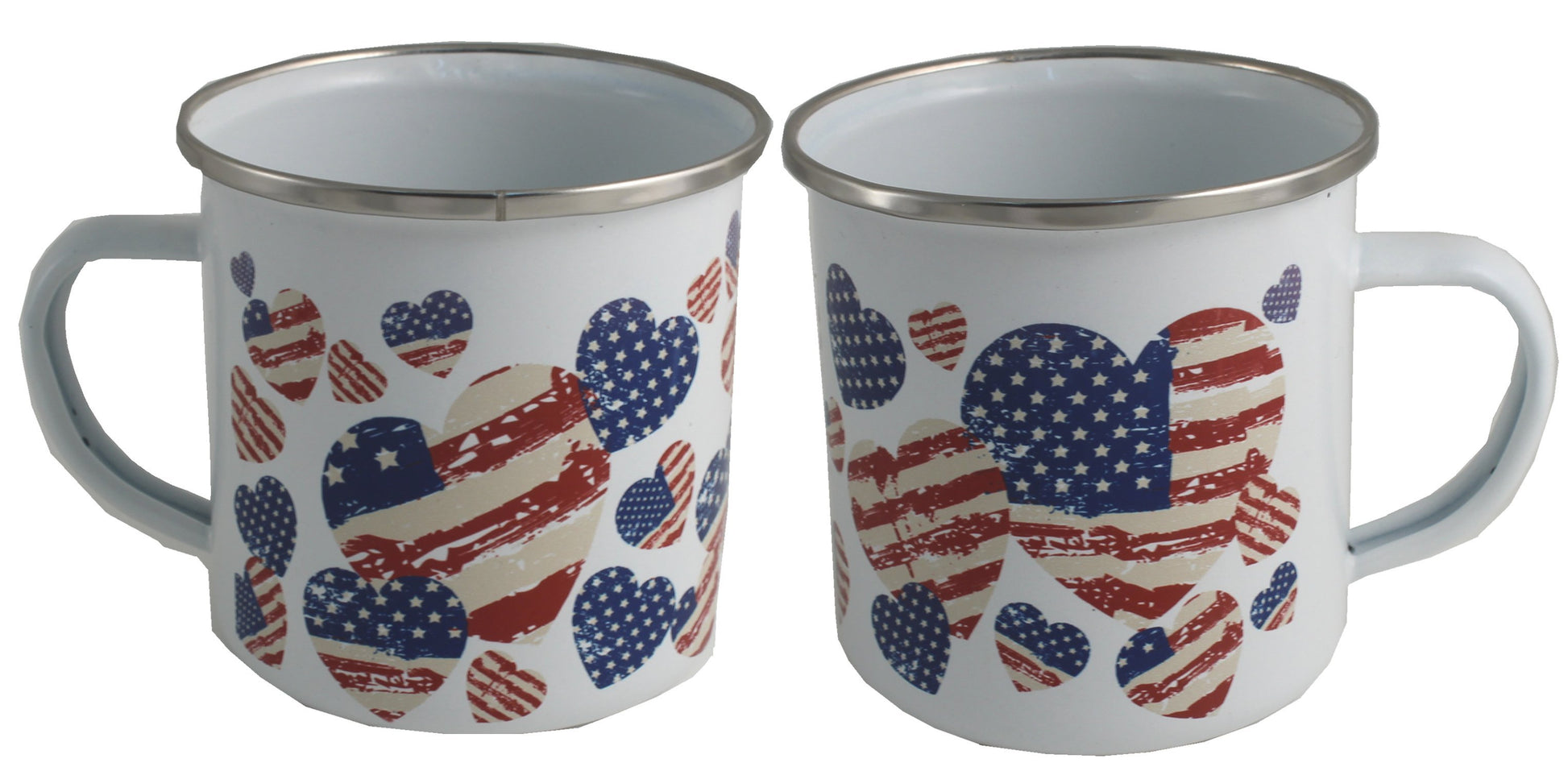 American Flag Gift Enamel Mug