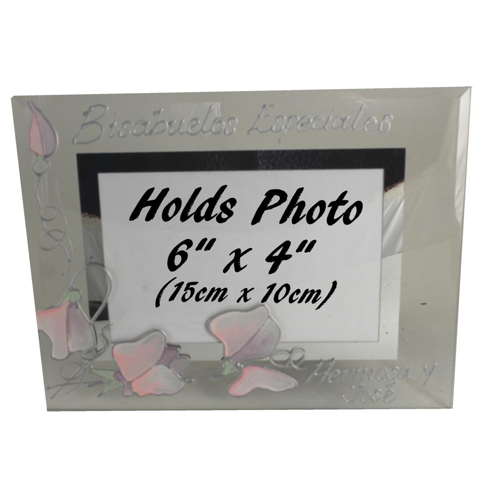 Bisabuelos Especiales marco de fotos de paisaje - Great Grandparents Photo Frame (Sweet Pea)