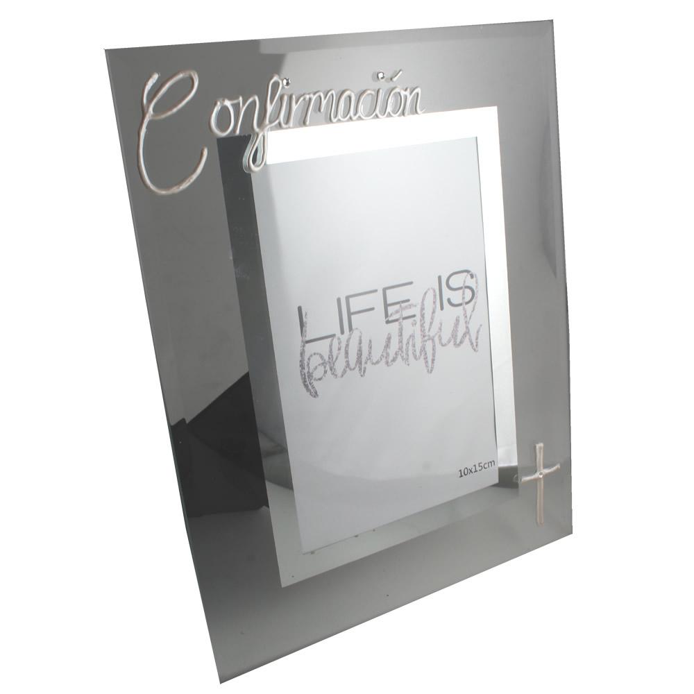 Confirmacií_n foto marco retrato -: Confirmation Photo Frame with crystals
